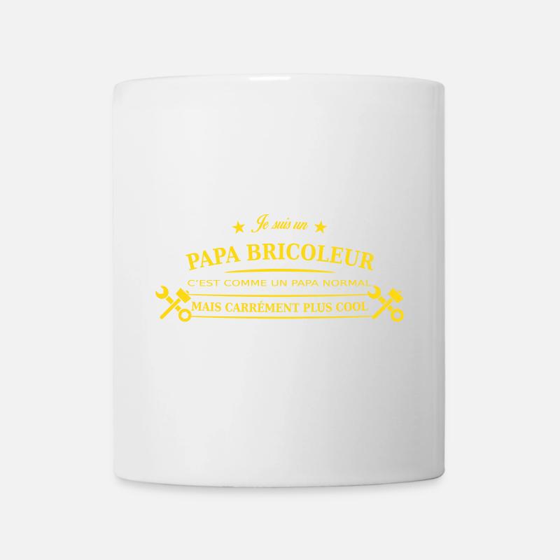 papa bricoleur - Mug blanc - blanc