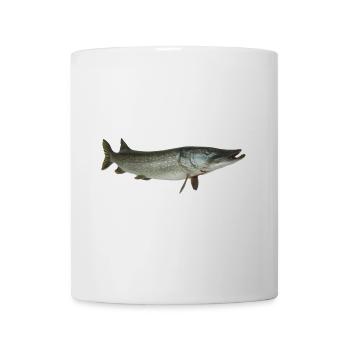 Hecht - Tasse - Weiß - Vorne