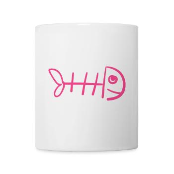 Herringbone - Funny cat shirt - Mug - white - Front