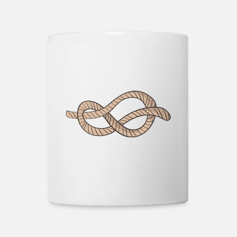 Knoten - Tasse - Weiß