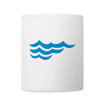 Meereswellen - Tasse - Weiß - Vorne