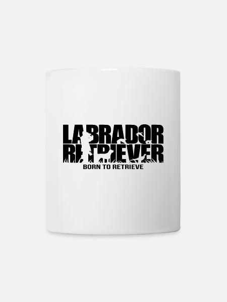 LABRADOR RETRIEVER born to retrieve - Mug - white