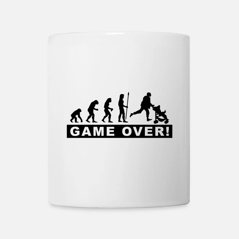 evolution_daddy - Mug blanc - blanc