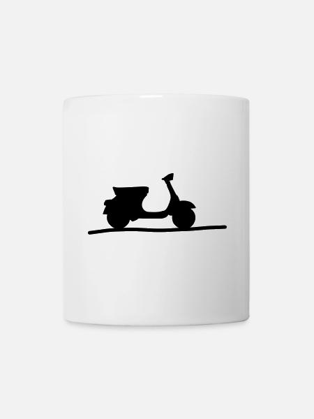 scooter - Mug blanc - blanc