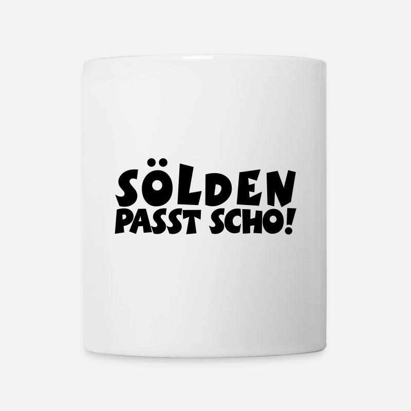 Sölden Passt Scho! - Tasse - Weiß