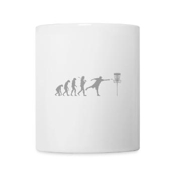 Disc Golf Evolution - Mug blanc - blanc - Devant