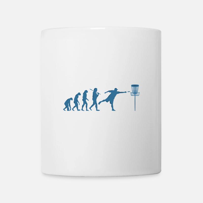 Disc Golf Evolution - Tasse - Weiß