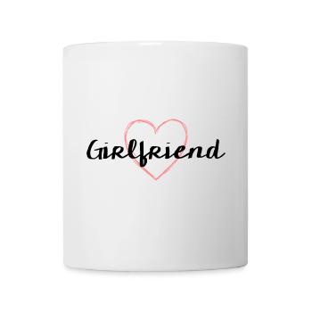 Girlfriend Herz Junggesellenabschied - Tasse - Weiß - Vorne