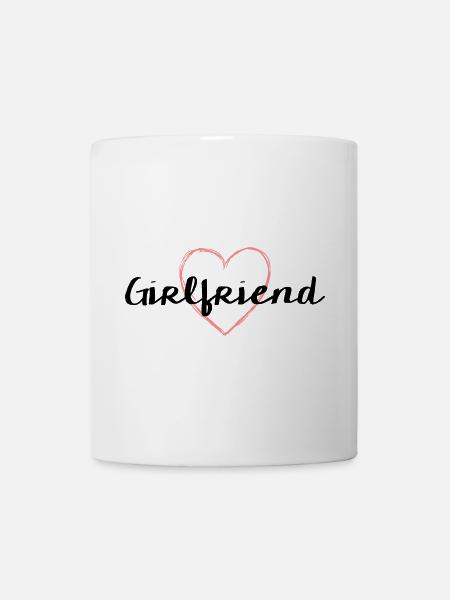 Girlfriend Herz Junggesellenabschied - Tasse - Weiß