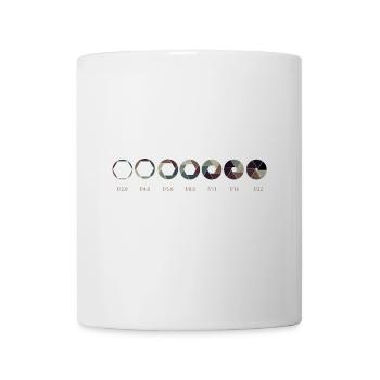 Blende Fotografie Objektiv Kamera - Tasse - Weiß - Vorne
