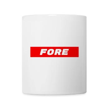 FORE Golf Attention - Golf Golfers Golfing - Mug - white - Front