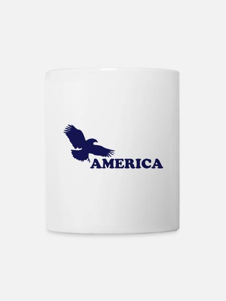 Amerika - America - USA - Tasse - Weiß