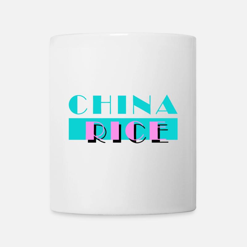 CHINA RICE, funny motif - Mug - white