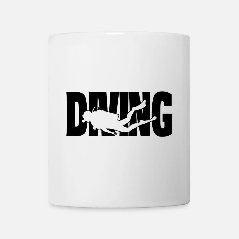 plongée II - Mug blanc - blanc