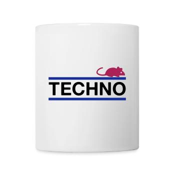 ★ couleurs de conception variables ★ Technomaus (souris) - Mug blanc - blanc - Devant