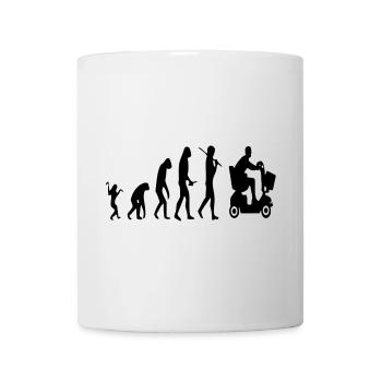 Scooter de mobilité évolution des personnes handicapées # - Mug blanc - blanc - Devant