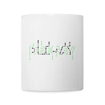 DEEJAY PFEILE SW - Tasse - Weiß - Vorne