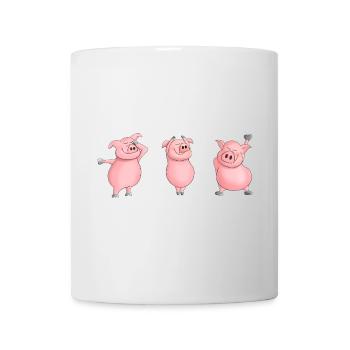 Chubby piggy - Mug - white - Front