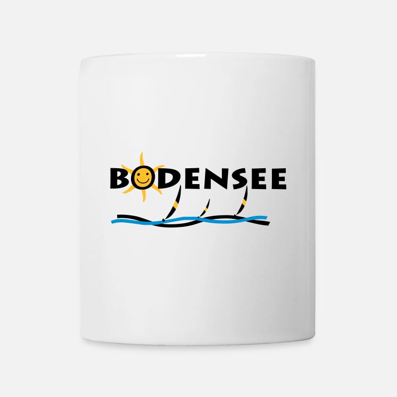 Bodensee - Sonnen T-Shirt - Tasse - Weiß