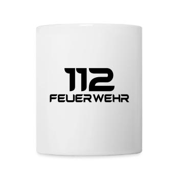 Feuerwehr 112 - Shirt - Tasse - Weiß - Vorne