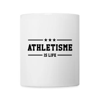 Athlétisme is life - Mug blanc - blanc - Devant