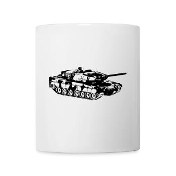 Leopard Leo A6 tank - Mug - white - Front