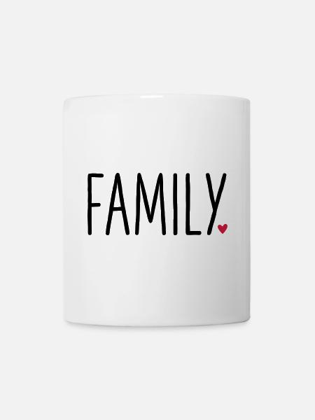 Family Heart - Partenaire cadeau Look Enfant amour - Mug blanc - blanc