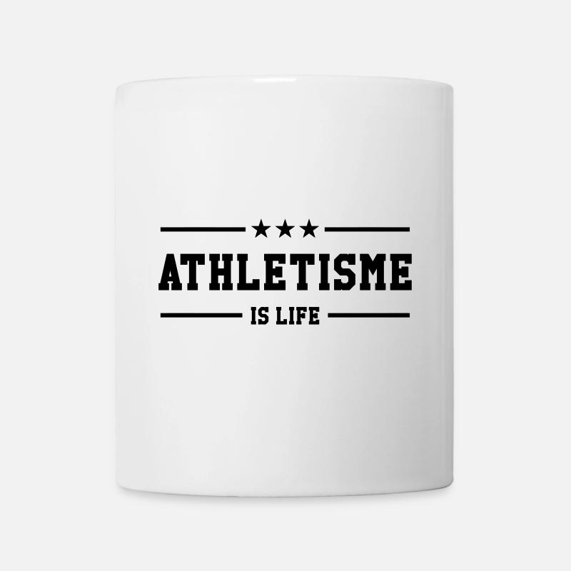 Athletisme is life - Mug blanc - blanc
