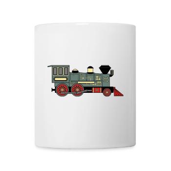 Dampflokomotive - Tasse - Weiß - Vorne