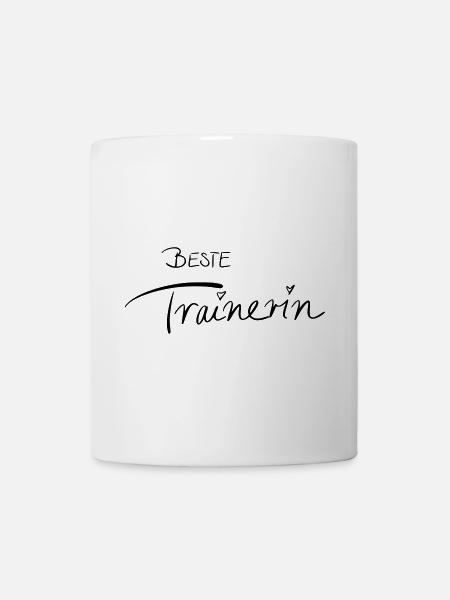 Beste Trainerin - Tasse - Weiß