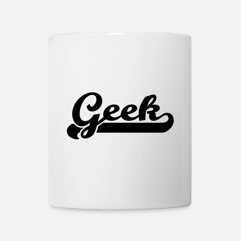 geek - Mug blanc - blanc