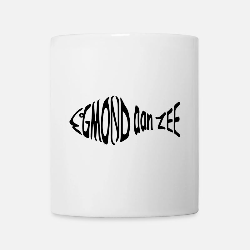 fisch egmond aan zee - Tasse - Weiß