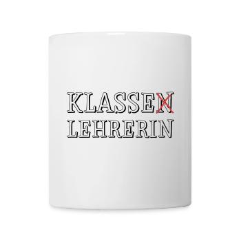 Klassen Lehrerin - Tasse - Weiß - Vorne
