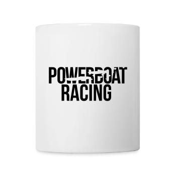 power boat racing - Tasse - Weiß - Vorne