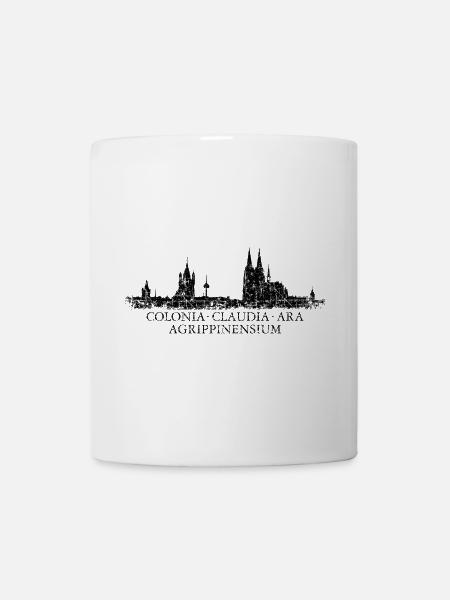 Colonia Claudia Ara Agrippinensium Cologne Skyline - Mug - white