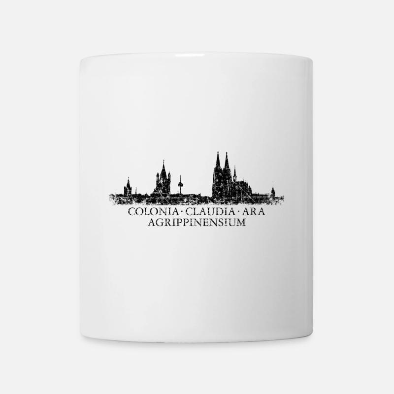 Colonia Claudia Ara Agrippinensium Cologne Skyline - Mug - white