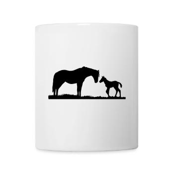 horses, horse, foal - Mug - white - Front