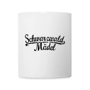 Schwarzwald Mädel Classic (Vintage/Schwarz) - Tasse - Weiß - Vorne