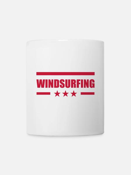 Windsurfen / Windsurfer / Windsurf / Windsurfing - Tasse - Weiß