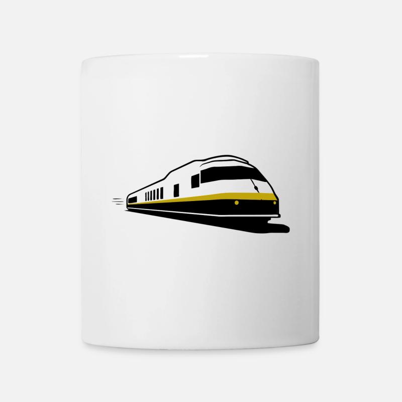 TRAIN - Train - Chemin de fer - Mug blanc - blanc