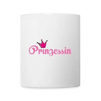Prinzessin - Tasse - Weiß - Vorne
