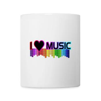 I love Music - Tasse - Weiß - Vorne