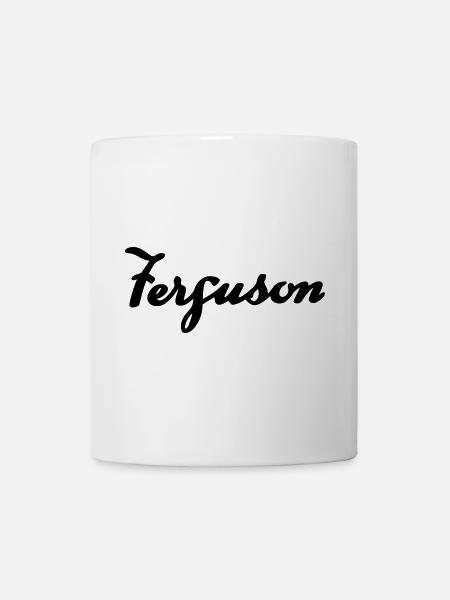 Ferguson TE20 Schriftzug - Tasse - Weiß