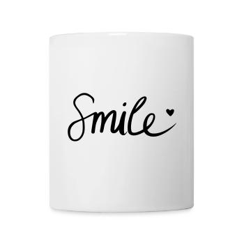 Smile! - Tasse - Weiß - Vorne