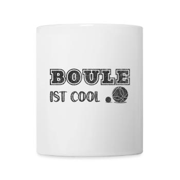 Boule ist cool Spiel Petanque Boules Boulekugel - Tasse - Weiß - Vorne