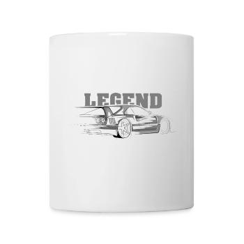 Legend Symbol Team Fast Cars Sketch Illustration - Mug - white - Front
