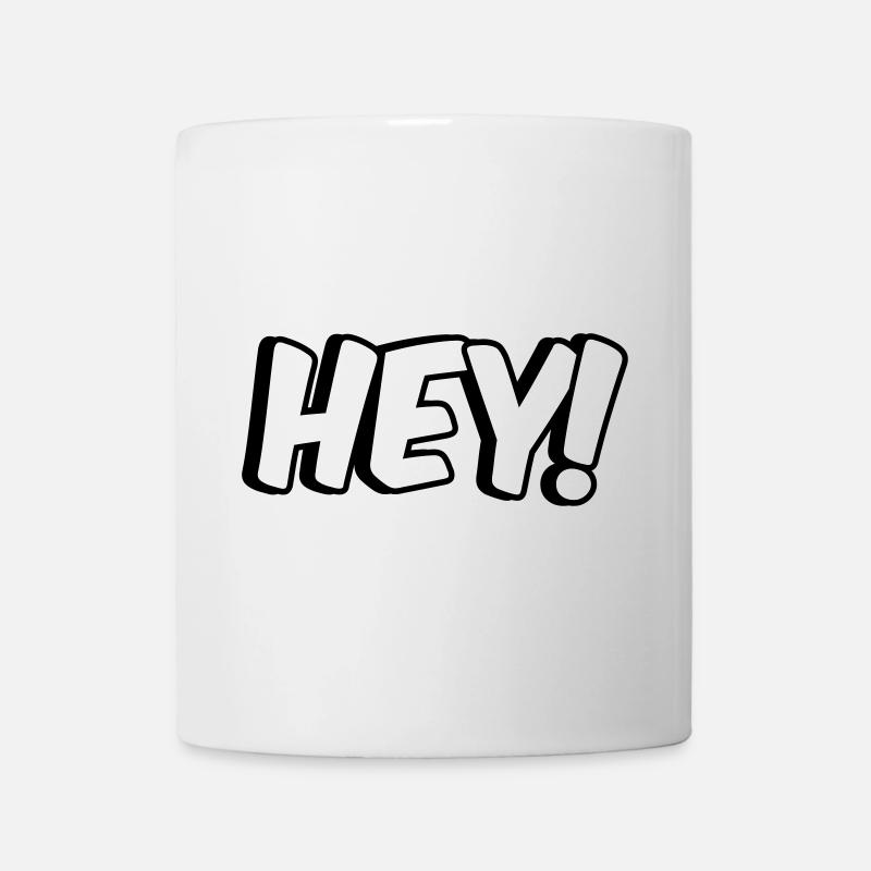 Hey Comic design - Mug - white