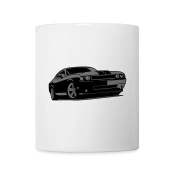 Classic muscle car - Mug - white - Front