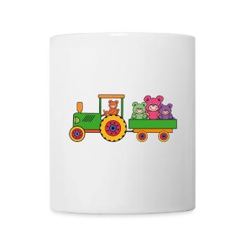 Teddy bears | Teddy with tractor - Mug - white - Front