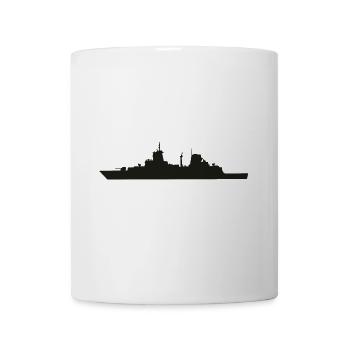 Fregatte F125 (black) Baden-Württemberg Klasse - Tasse - Weiß - Vorne